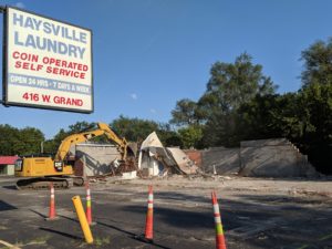 working with partners on haysville demolition